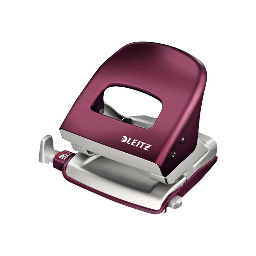 4002432107346-Leitz NeXXt 5006 - perforateur - 30 feuilles - 2 trous - plastique, métal - rouge grenat-P_300015959_2-1