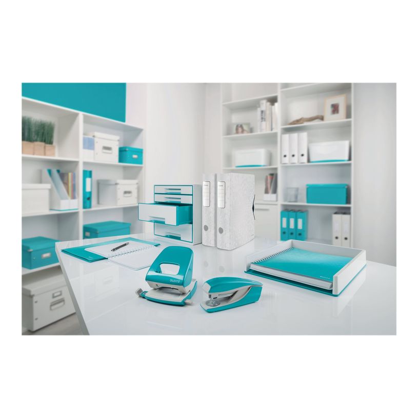4002432103126-Leitz WOW 5502 - agrafeuse - 30 feuilles - plastique, métal - Bleu iceberg métallisé-P_300015971_8-7