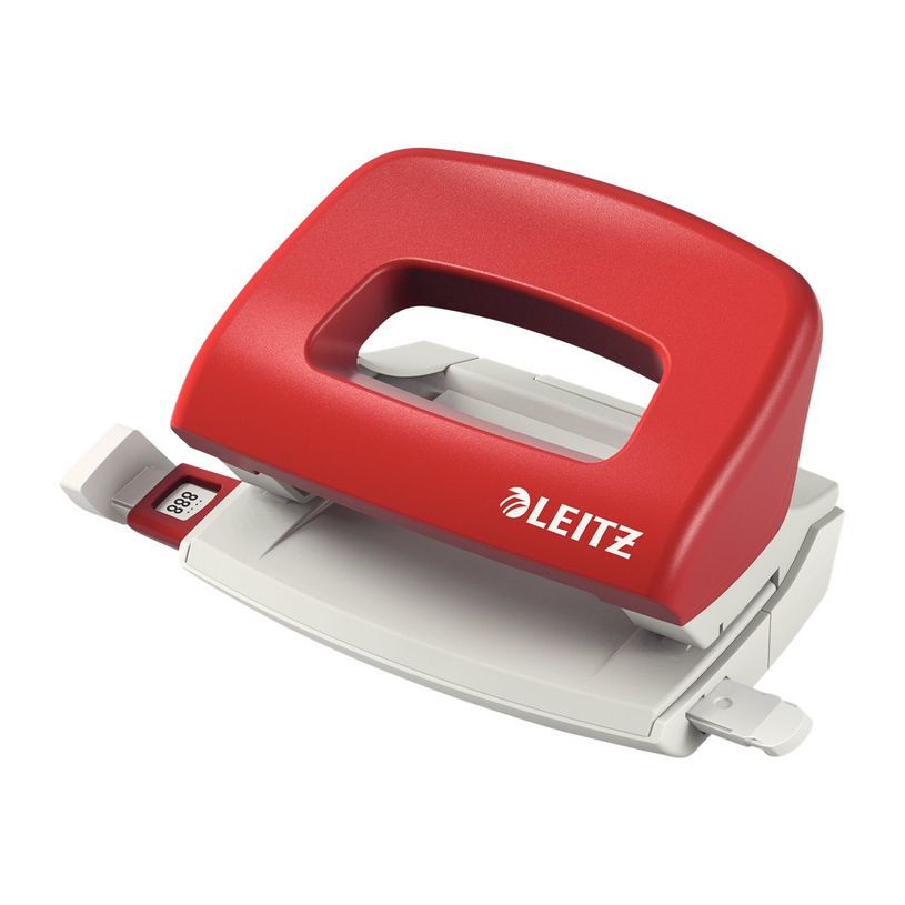 4002432310623-Leitz 5058 - perforateur - 10 feuilles - 2 trous - plastique, métal - rouge-P_300016024_1-0