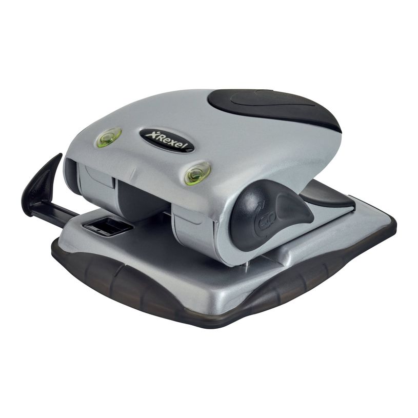 5028252116350-Rexel Precision P240 - perforateur - 40 feuilles - 2 trous - noir, argent-P_300016030_4-0