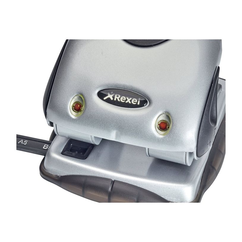 5028252116350-Rexel Precision P240 - perforateur - 40 feuilles - 2 trous - noir, argent-P_300016030_8-4