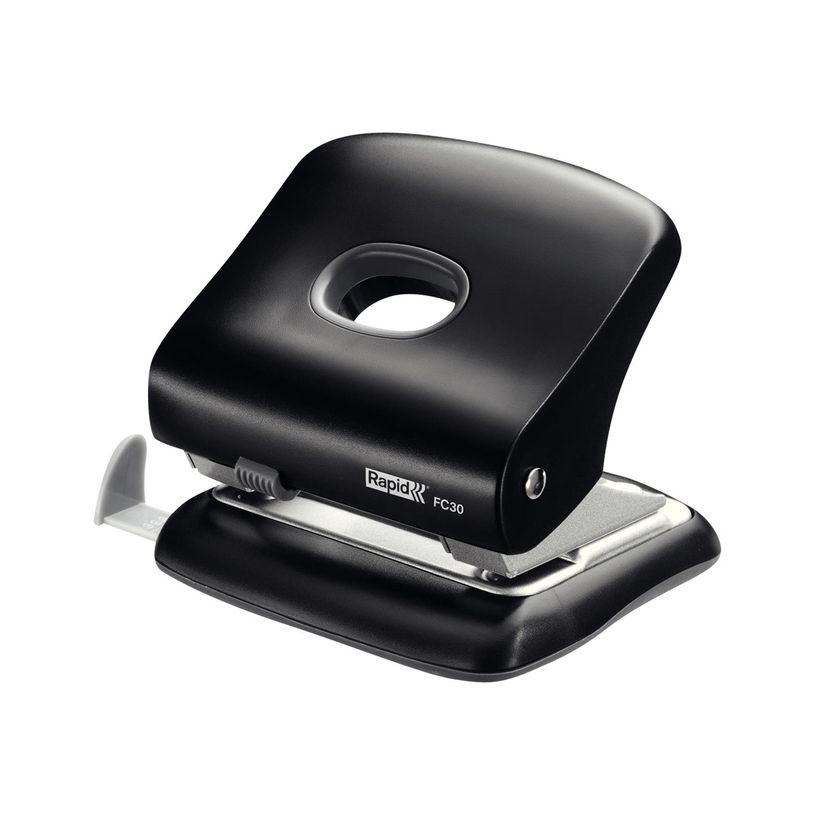 7313466394013-Rapid Fashion FC30 - perforateur - 30 feuilles - 2 trous - métal, plastique ABS - noir-P_300016044_1-0