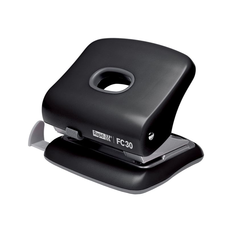 7313466394013-Rapid Fashion FC30 - perforateur - 30 feuilles - 2 trous - métal, plastique ABS - noir-P_300016044_2-1