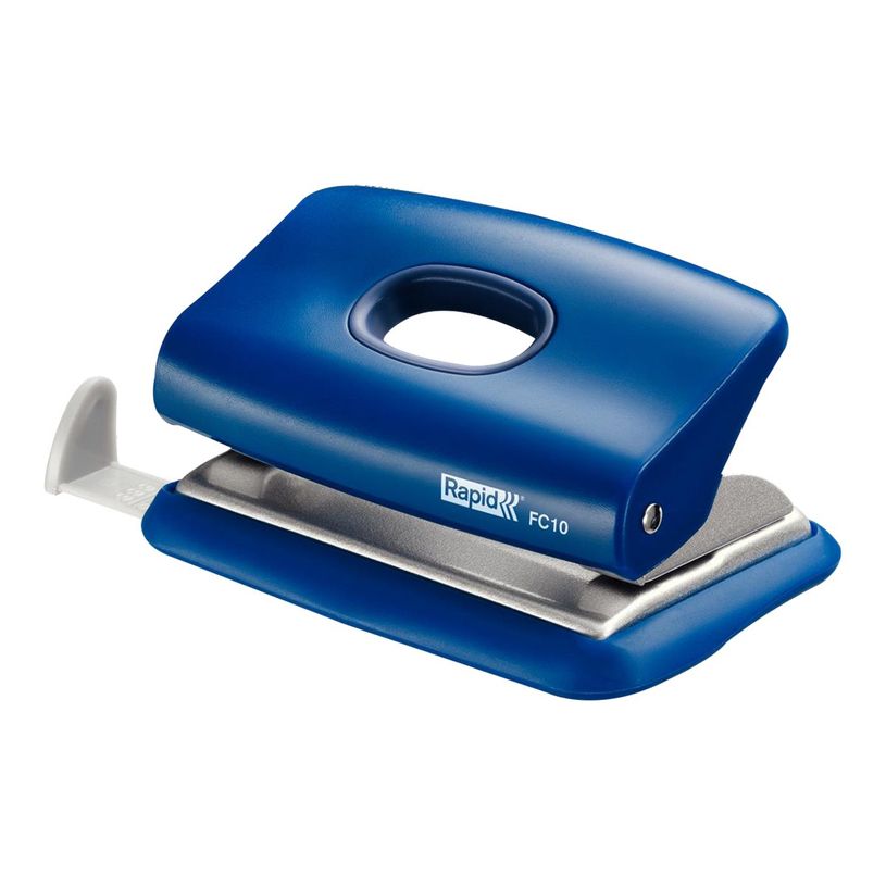 7313466385028-Rapid Fashion FC10 - perforateur - 10 feuilles - 2 trous - métal, plastique ABS - aqua-P_300016051_1-0