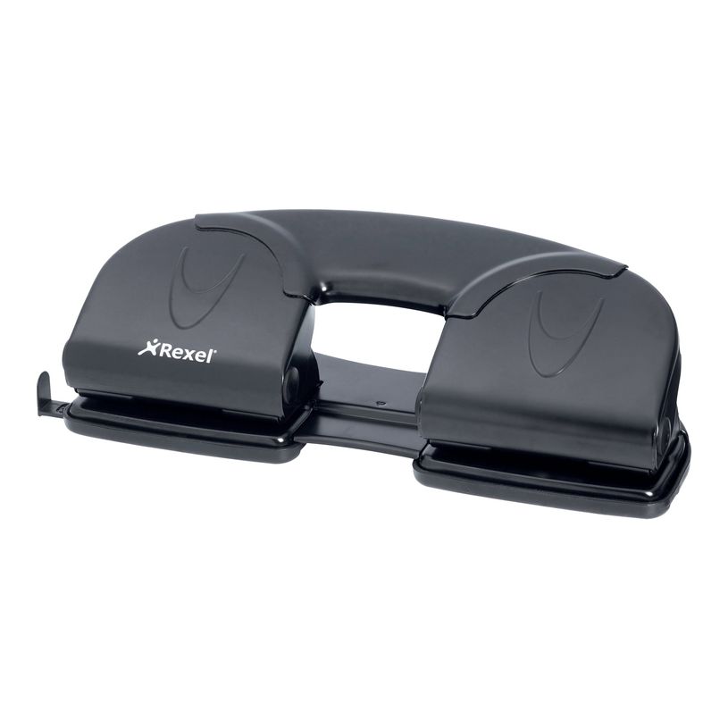 5028252021135-Rexel V412 - perforateur - 12 feuilles - 4 trous - métal - noir-P_300016166_1-0