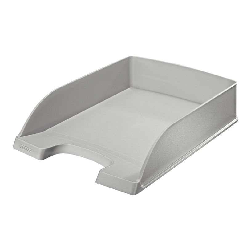 4002432311088-Leitz Plus - corbeille à courrier - pour A4 - gris-P_300016539_1-0