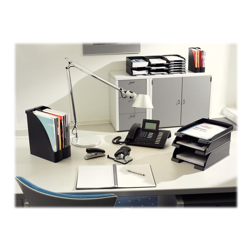 4002432370917-Leitz Plus - corbeille à courrier - pour A4 - noir-P_300016541_2-4