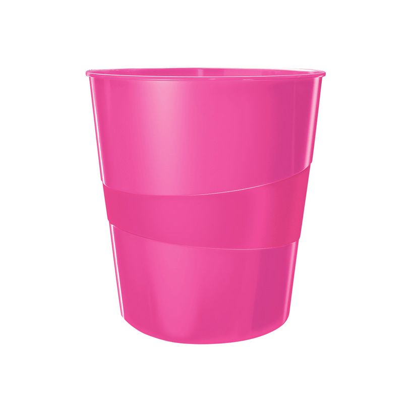 4002432101535-Leitz WOW - corbeille à papier - 15 L - polypropylène (PP), polystyrène - rose métalli-P_300016570_1-0