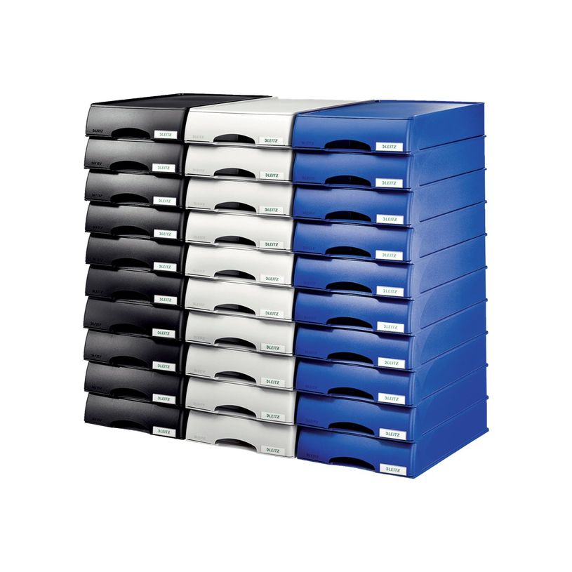 4002432393534-Leitz Plus - corbeille à courrier - pour A4 - noir-P_300016575_2-3