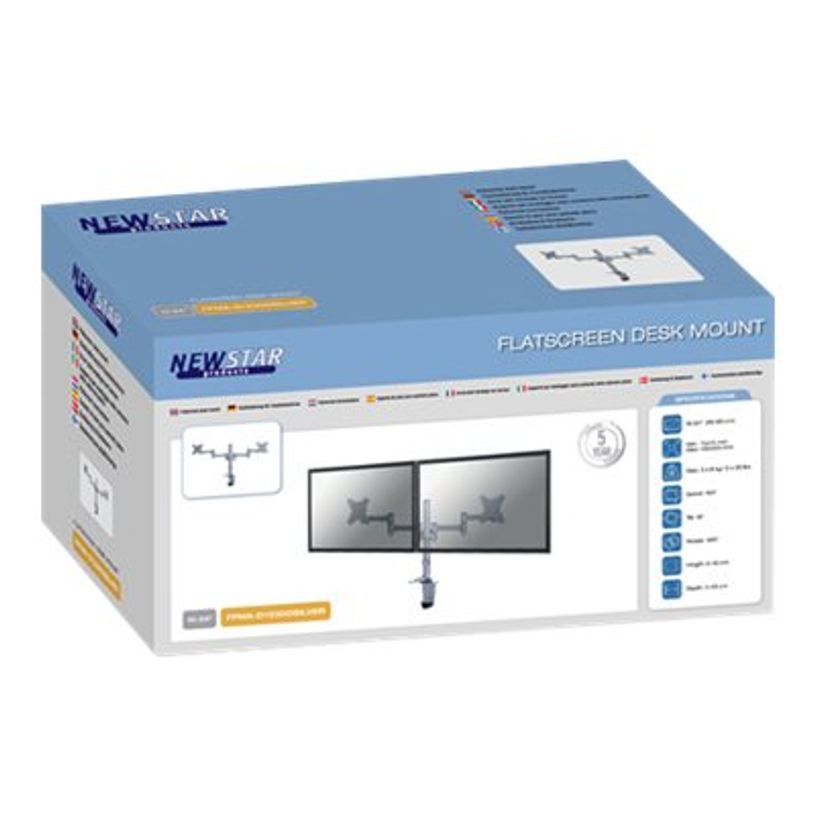 8717371443696-Neomounts by Newstar FPMA-D1330D - Bras support pour 2 écrans jusqu'à 27" - argent-P_300017622_5-3