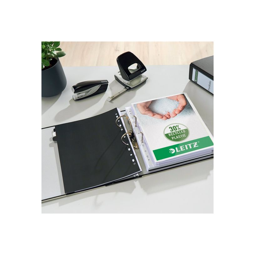 4002432359547-Leitz - classeur à levier - pour A4 - capacité : 600 feuilles - gris-P_300018667_10-11