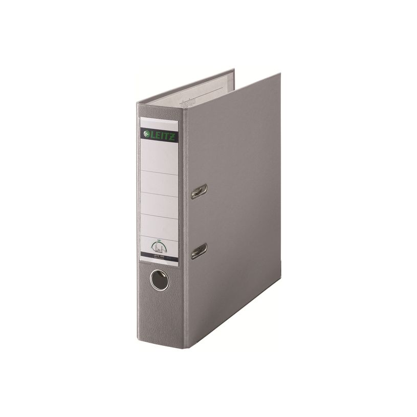 4002432359547-Leitz - classeur à levier - pour A4 - capacité : 600 feuilles - gris-P_300018667_14-12