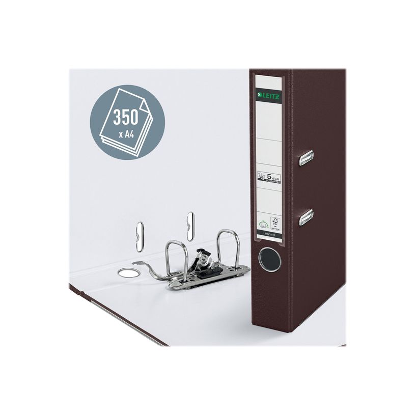 4002432359622-Leitz - classeur à levier - pour A4 - capacité : 350 feuilles - brun-P_300018675_2-1