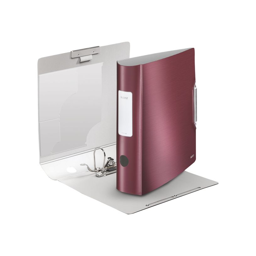 4002432104574-Leitz 180° Active Style - classeur à levier - pour A4 - capacité : 500 feuilles - Rouge-P_300018716_3-2