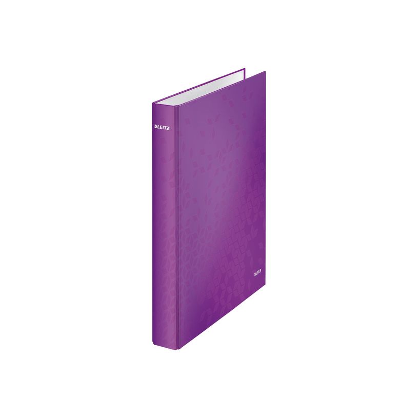 4002432104109-Leitz WOW - classeur à anneaux - pour A4 Maxi - capacité : 250 feuilles - violet métall-P_300018753_1-0