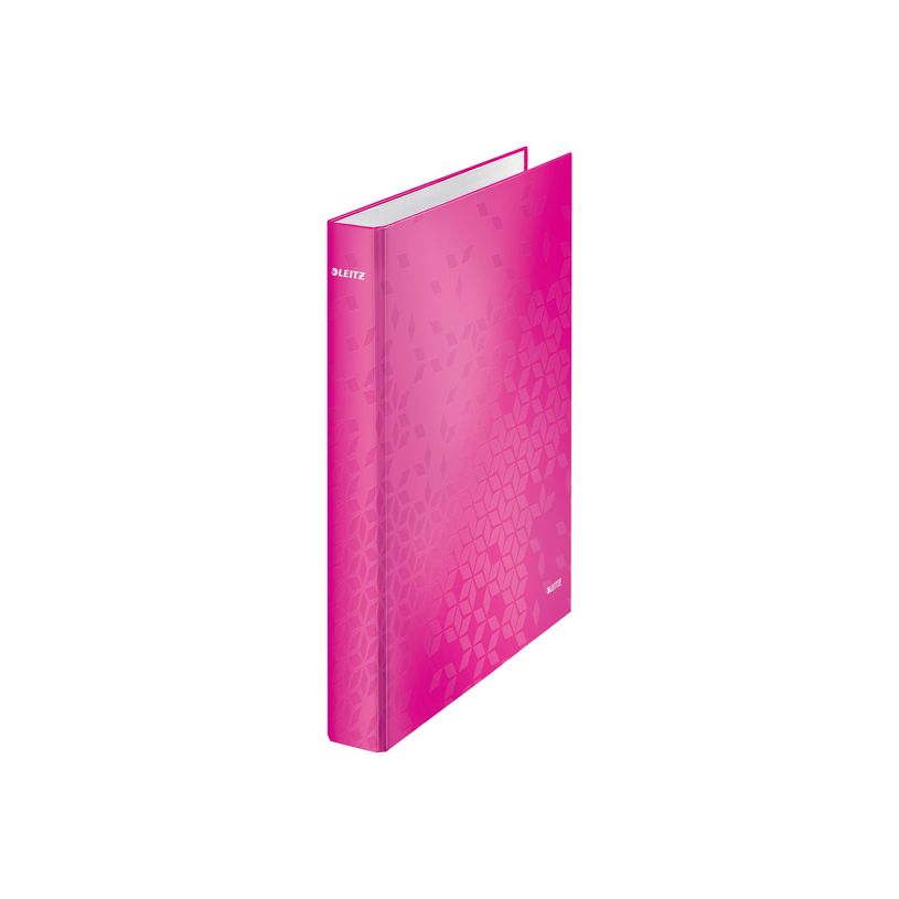 4002432394517-Leitz WOW - classeur à anneaux - pour A4 Maxi - capacité : 250 feuilles - rose métallis-P_300018755_2-0