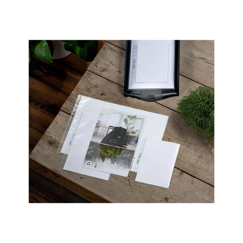 4002432394876-Leitz Re:cycle - pochette coin - pour A4 - capacité : 40 feuilles - transparent (pack de -P_300018762_5-4