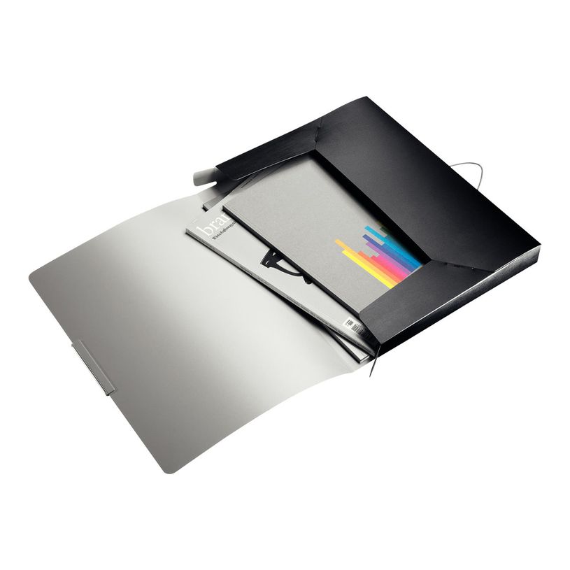 4002432108084-Leitz Style - boîte de classement - pour A4 - capacité : 250 feuilles - noir satin-P_300018788_4-3