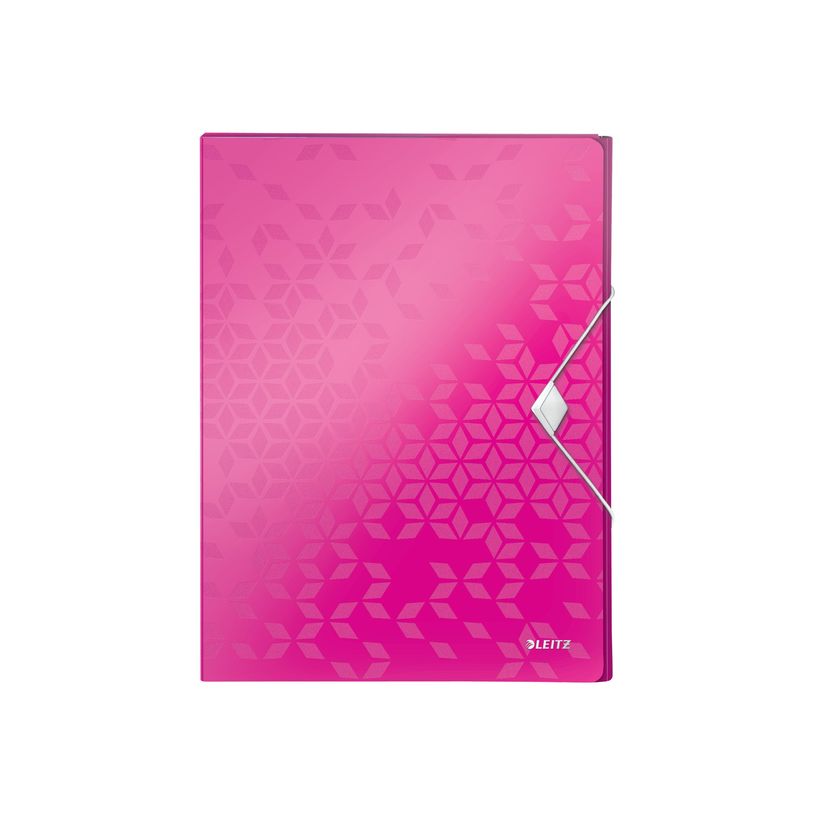 4002432105922-Leitz WOW - boîte de classement - pour A4 - capacité : 250 feuilles - rose métallique-P_300018789_1-0