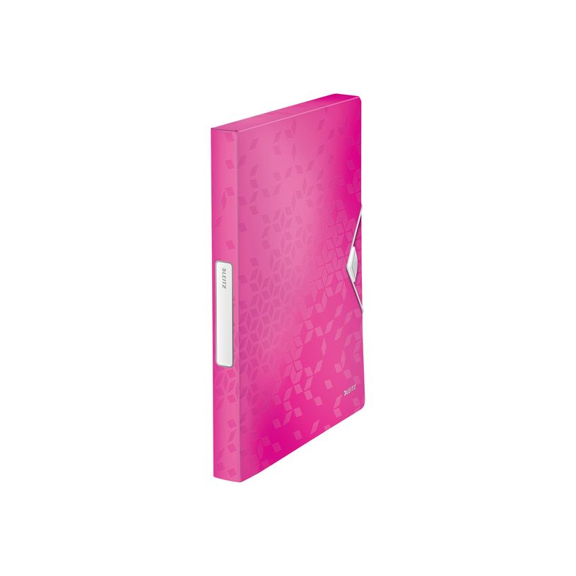 4002432105922-Leitz WOW - boîte de classement - pour A4 - capacité : 250 feuilles - rose métallique-P_300018789_2-1