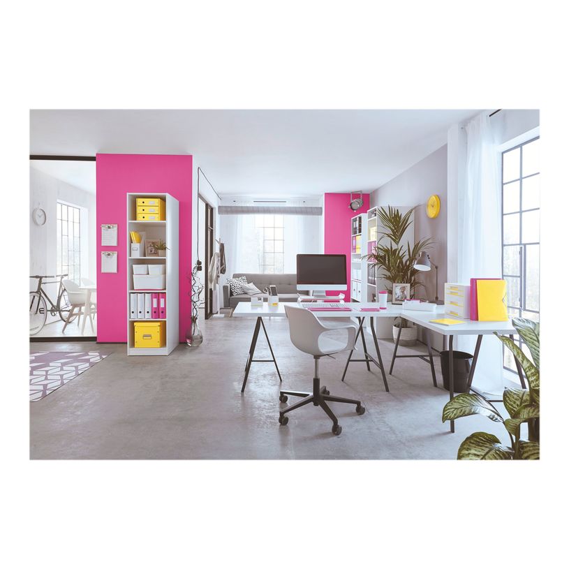 4002432105922-Leitz WOW - boîte de classement - pour A4 - capacité : 250 feuilles - rose métallique-P_300018789_5-4