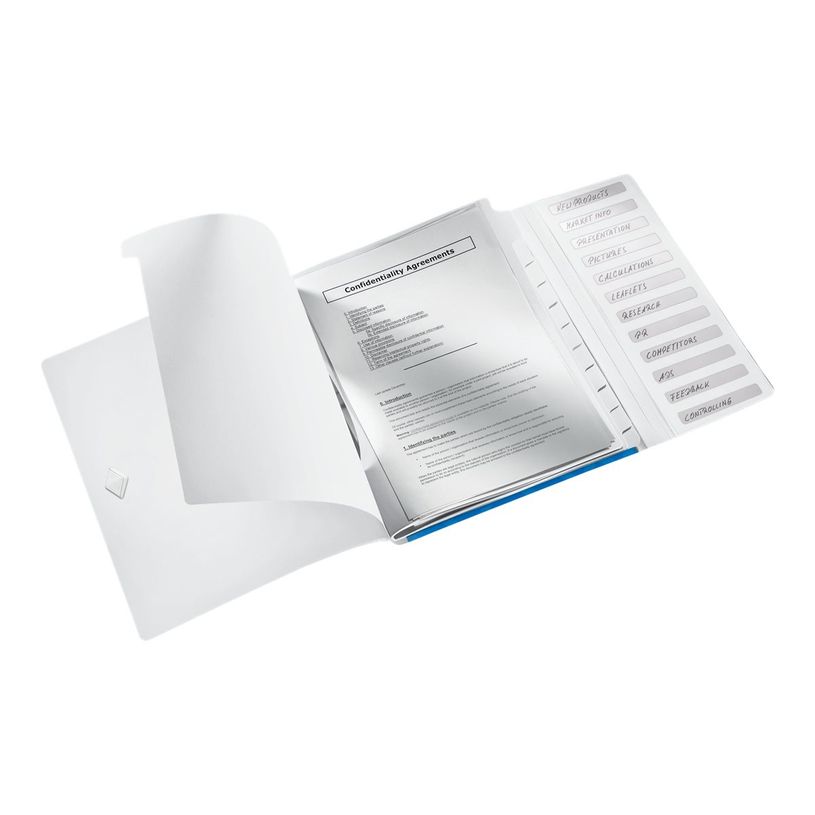 4002432106288-Leitz WOW - classeur - 12 positions - pour A4 - capacité : 200 feuilles - à onglets - bl-P_300018800_2-4