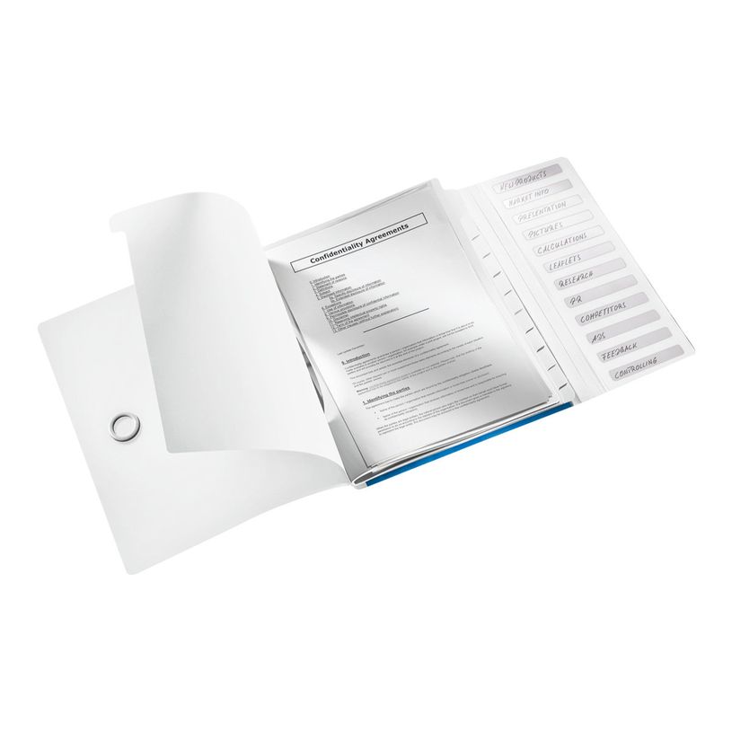 4002432106288-Leitz WOW - classeur - 12 positions - pour A4 - capacité : 200 feuilles - à onglets - bl-P_300018800_5-2