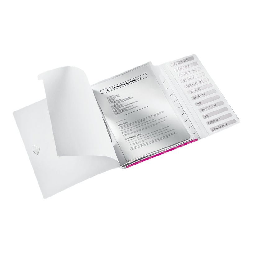 4002432106271-Leitz WOW - classeur - 12 positions - pour A4 - capacité : 200 feuilles - à onglets - ro-P_300018803_2-3