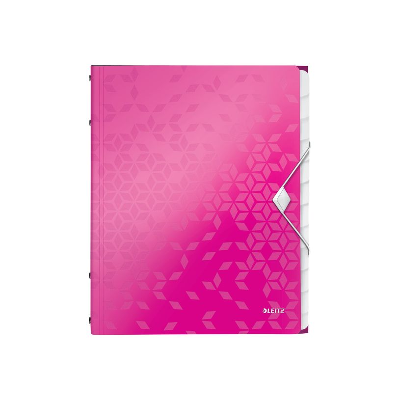 4002432106271-Leitz WOW - classeur - 12 positions - pour A4 - capacité : 200 feuilles - à onglets - ro-P_300018803_4-0