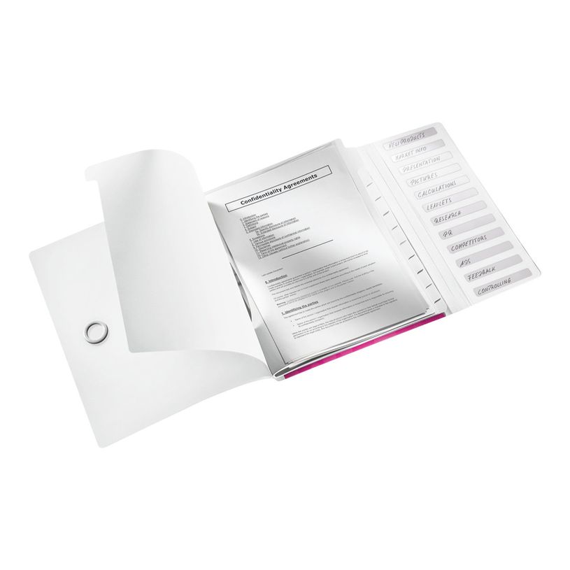 4002432106271-Leitz WOW - classeur - 12 positions - pour A4 - capacité : 200 feuilles - à onglets - ro-P_300018803_5-1