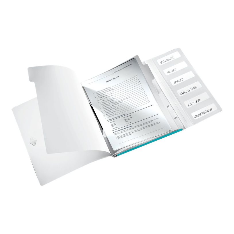 4002432106233-Leitz WOW - classeur - 6 positions - pour A4 - capacité : 200 feuilles - à onglets - tur-P_300018806_2-1