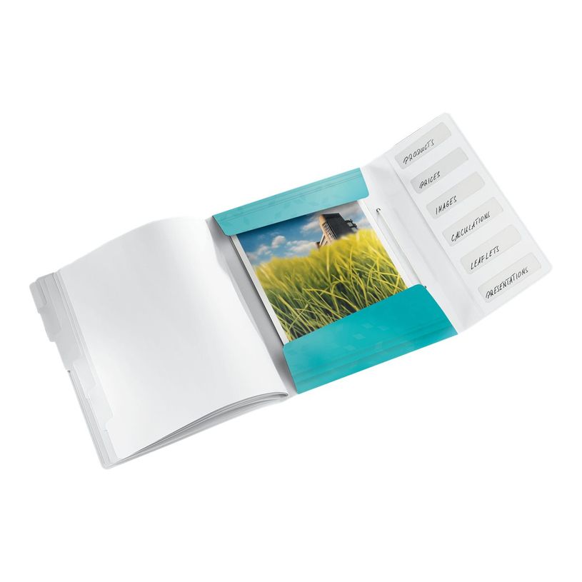 4002432106233-Leitz WOW - classeur - 6 positions - pour A4 - capacité : 200 feuilles - à onglets - tur-P_300018806_3-2