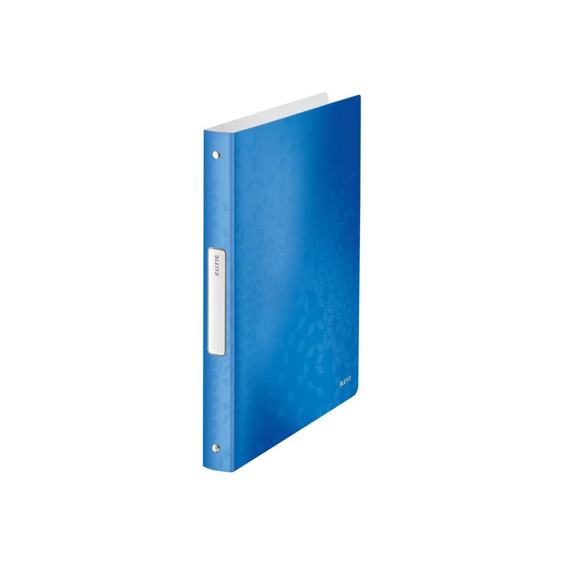 4002432106424-Leitz WOW - classeur à anneaux - pour A4 - capacité : 200 feuilles - bleu métallisé-P_300018809_1-0