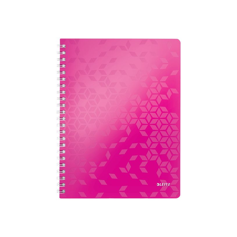 4002432107605-Leitz WOW - Bloc collège polypro - reliure à anneaux métalliques - A4 - 160 pages - lig-P_300019034_4-0