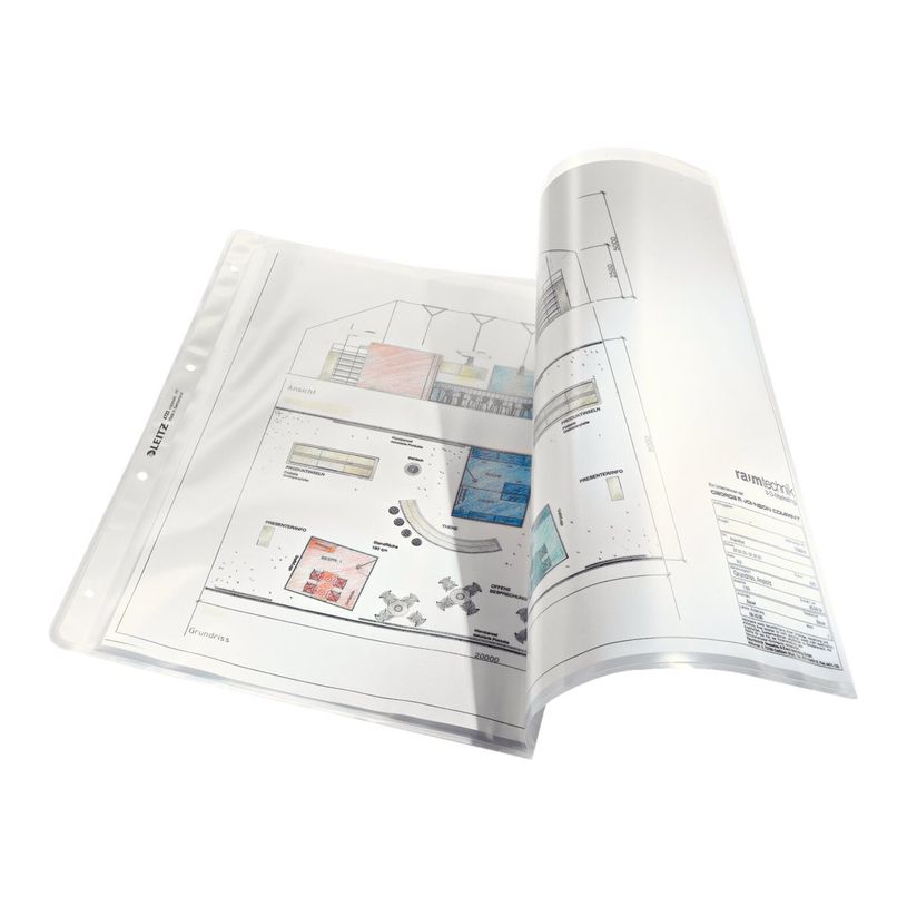 4002432478828-Leitz - pochette perforée - pour A3 - transparent-P_300019186_4-1