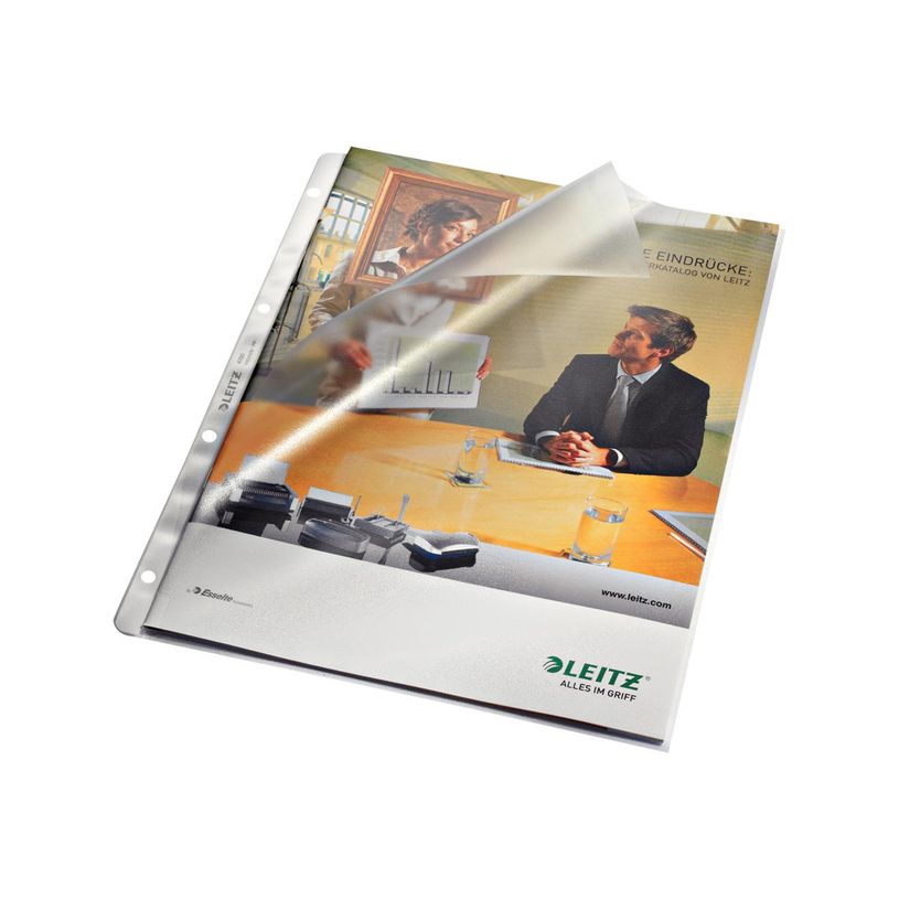 4002432478859-Leitz - protège-documents à chargement par le haut et par le côté - pour A4 - clair-P_300019187_1-0