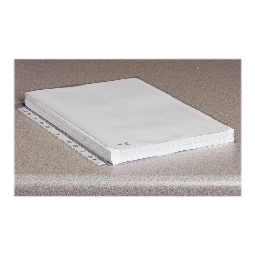 4002432363414-Leitz Premium - pochette perforée - pour A4 - capacité : 200 feuilles - clair (pack de 1-P_300019194_2-1