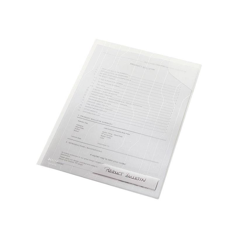 4002432370993-Leitz CombiFile - pochette coin - pour A4 - capacité : 40 feuilles - clair (pack de 5)-P_300019210_1-0