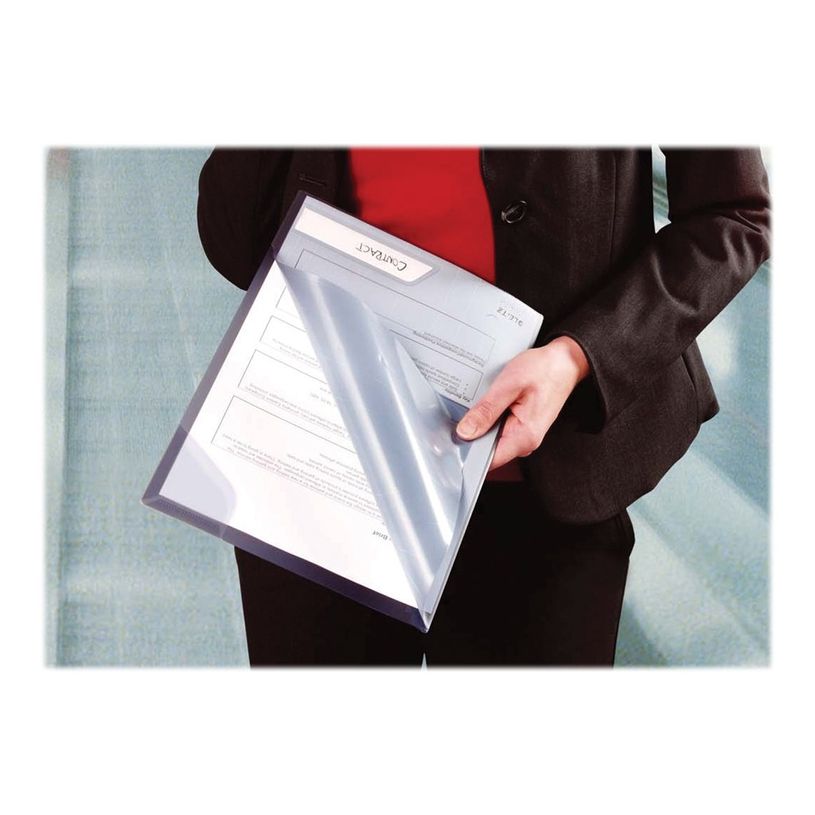 4002432370993-Leitz CombiFile - pochette coin - pour A4 - capacité : 40 feuilles - clair (pack de 5)-P_300019210_9-8