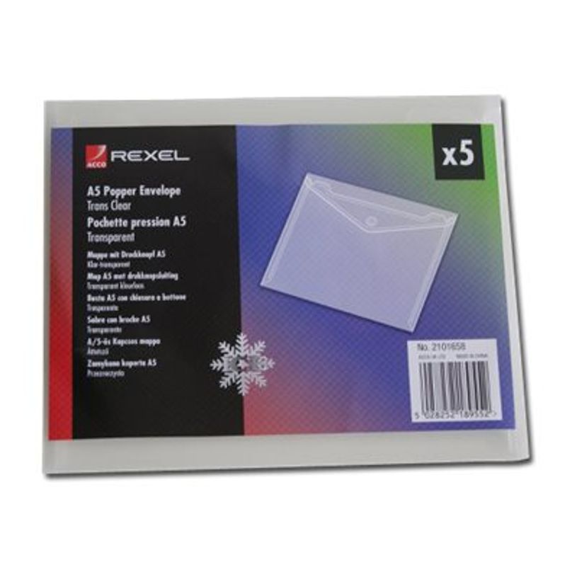 5028252189552-Rexel ICE Popper - valisette - pour A5 - clair (pack de 5)-P_300019415_1-2