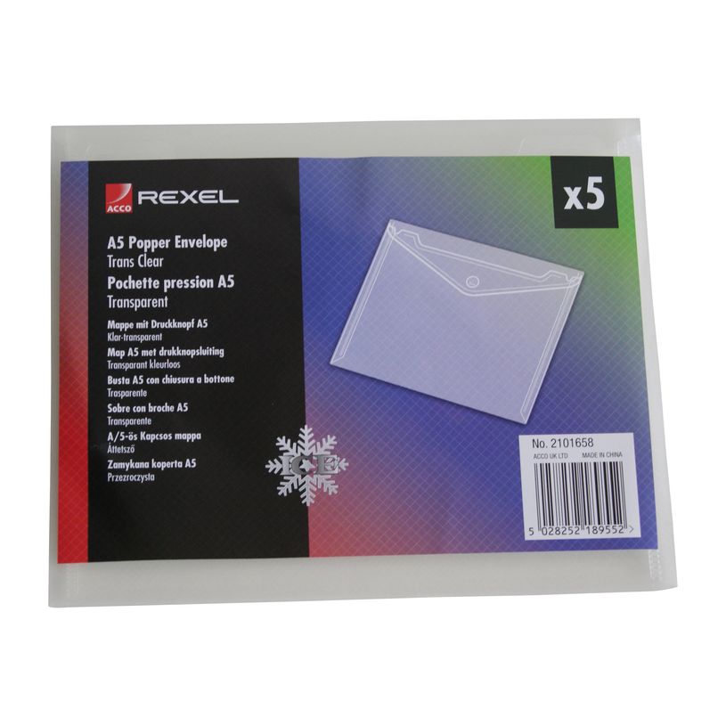 5028252189552-Rexel ICE Popper - valisette - pour A5 - clair (pack de 5)-P_300019415_5-0