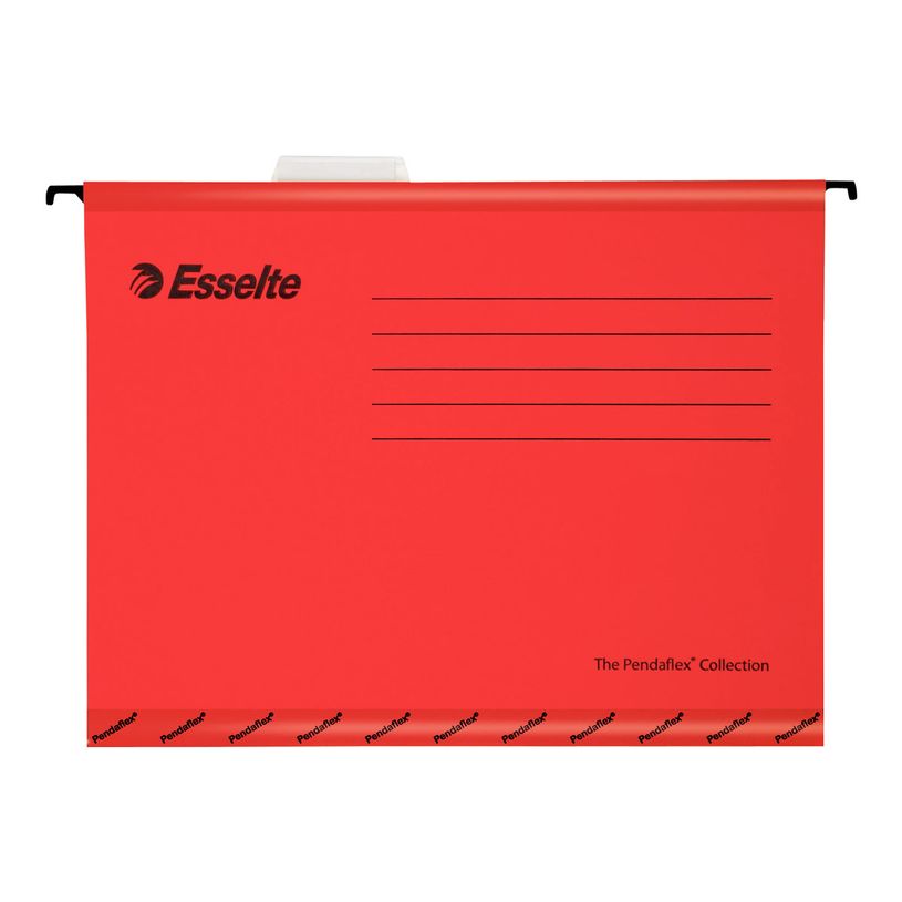 3249440903169-Pendaflex - dossier suspendu - pour A4 - capacité : 150 feuilles - à onglets - rouge-P_300019554_2-1