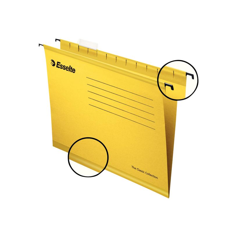 3249440903145-Pendaflex - dossier suspendu - pour A4 - capacité : 150 feuilles - jaune-P_300019556_1-0