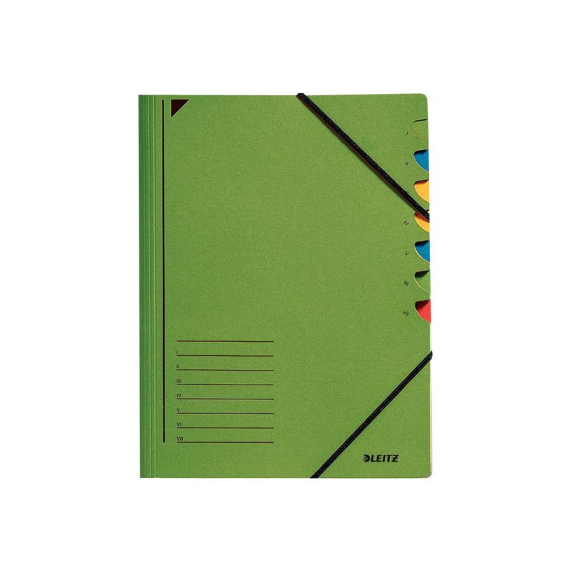 4002432335572-Leitz - intercalaire - 7 positions - pour A4 - vert-P_300019760_1-0