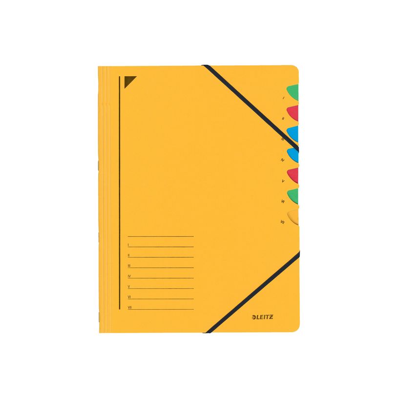 4002432329045-Leitz - classeur - 7 positions - pour A4 - à onglets - jaune-P_300019761_1-0