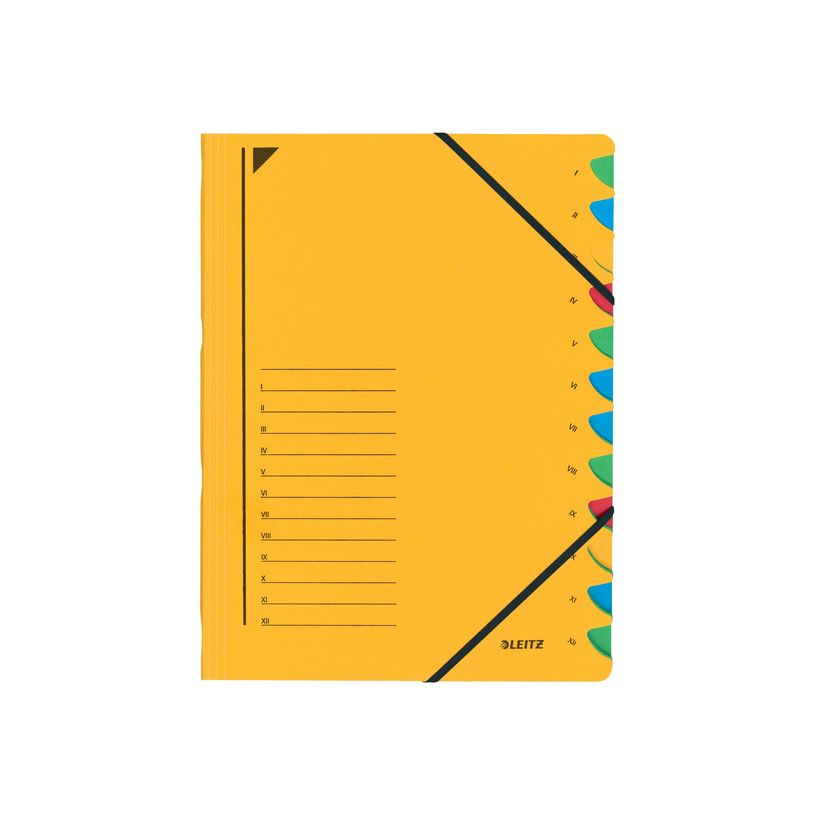 4002432329076-Leitz - intercalaire - 12 positions - pour A4 - jaune-P_300019765_1-0