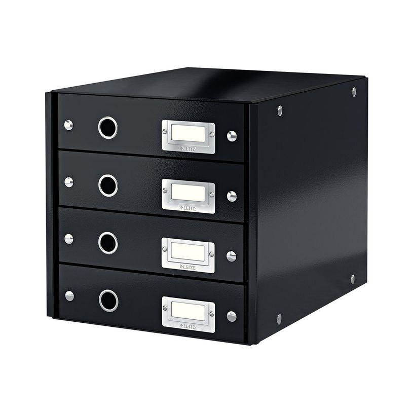 4002432396900-Leitz Click & Store - bloc de classement à tiroirs - pour A4 - noir-P_300019810_1-0