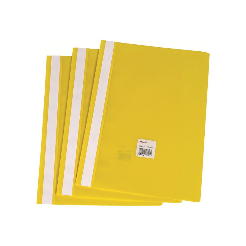 5902812239270-Esselte - chemise pour rapports - pour A4 - capacité : 160 feuilles - jaune (pack de 25)-P_300019822_2-1