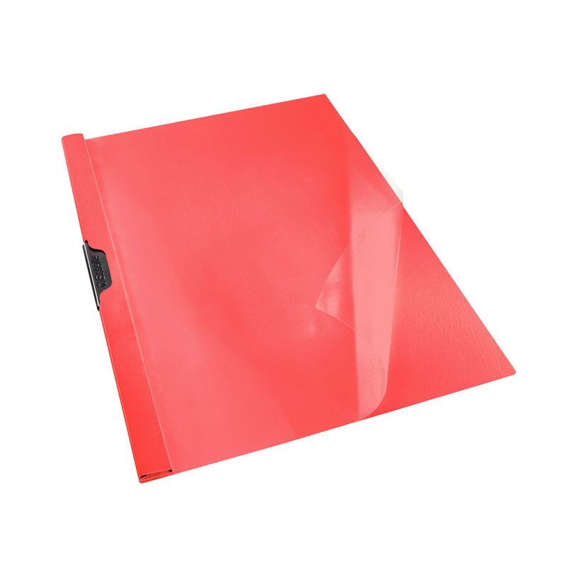 4049793024530-Esselte - chemise à clip - pour A4 - capacité : 25 feuilles - rouge avec couverture avan-P_300019824_1-0