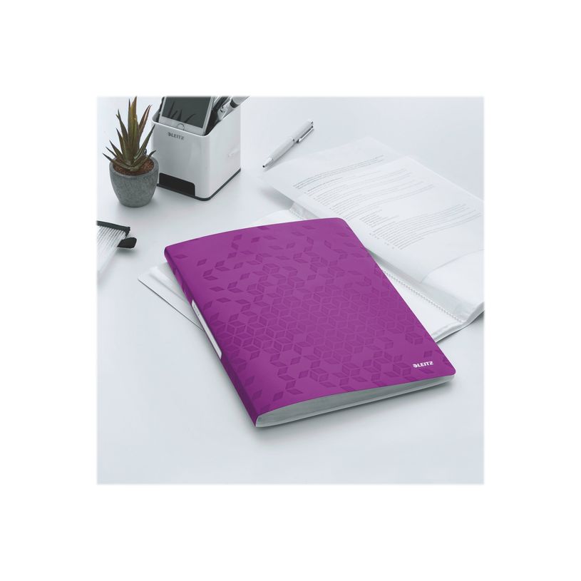 4002432106172-Leitz WOW - Porte vues - 40 vues - A4 - violet métallique-P_300019833_4-2